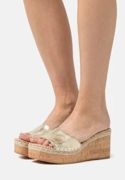 Kazar DANNIE - Pantolette Hoch - Gold -Kazar Schuhe Geschaft 087216bef3e14393ae28cb9890dfe4c4