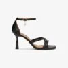 Kazar WITH A COVERED HEEL AND A SQUARE TOE - High Heel Sandalette - Black