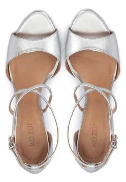Kazar TERRY - Riemensandalette - Silver -Kazar Schuhe Geschaft 2305e54ac1f741f8ae3d004fd06ab576