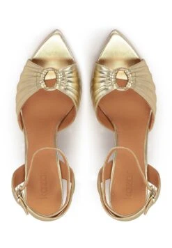Kazar KISS - High Heel Sandalette - Gold -Kazar Schuhe Geschaft 2d63129da9034bc4a3aa2026288fd171