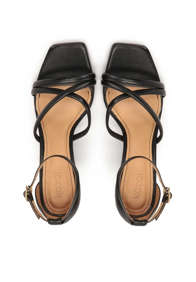 Kazar WITH A COVERED HEEL AND A SQUARE TOE - High Heel Sandalette - Black 3 Kazar WITH A COVERED HEEL AND A SQUARE TOE - High Heel Sandalette - Black – Bild 3