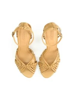 Kazar High Heel Sandalette - Light Brown -Kazar Schuhe Geschaft 3610a4c1ffb545e0a6b007e46ea8fe4a