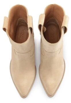 Kazar GANGES WITH STILETTO HEEL - Cowboy-/Bikerstiefelette - Beige -Kazar Schuhe Geschaft 4a45749264eb47daad0de18e654ec612