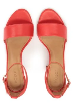 Kazar RONSE - NA SŁUPKU - High Heel Sandalette - Red -Kazar Schuhe Geschaft 557c027551db41ecb30f0b52c9a09e84
