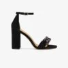 Kazar LUCETTE WITH A CHUNKY CHAIN - High Heel Sandalette - Mottled Black