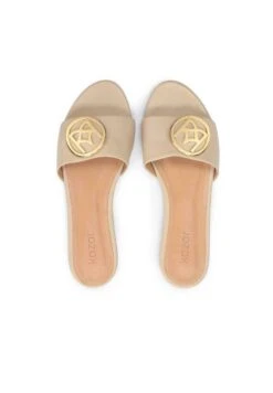 Kazar MATILDA - Pantolette Flach - Beige -Kazar Schuhe Geschaft 587315b639184e3eada2a2b6b24534fe