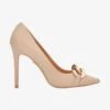 Kazar ELM LUXURY WITH GOLD LINKS - High Heel Pumps - Beige