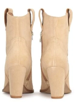 Kazar GANGES WITH STILETTO HEEL - Cowboy-/Bikerstiefelette - Beige -Kazar Schuhe Geschaft 6667cd767f6749508a686f47b5cf4eff