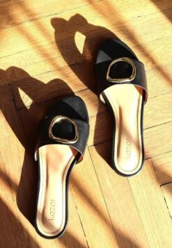 Kazar MATILDA - Pantolette Flach - Black -Kazar Schuhe Geschaft 69144c92287f4740a0dc44bbcd417745