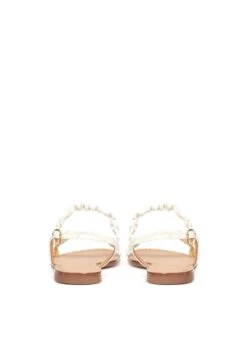 Kazar CITRINE RUFFLED - Riemensandalette - Beige -Kazar Schuhe Geschaft 6dd95c4433ea40c9ac2982abba992f9f