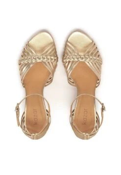 Kazar High Heel Sandalette - Gold -Kazar Schuhe Geschaft 7d5b408246e746198f8e69a98d2984de