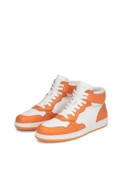 Kazar Studio RIVER - Sneaker High - Orange White -Kazar Schuhe Geschaft 9d0ea3a3e8644cc8a438922f17a14b18