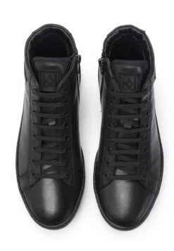 Kazar LEONID - High-top Trainers - Mottled Black -Kazar Schuhe Geschaft aea1b543d4864e5aaeddece475e92891
