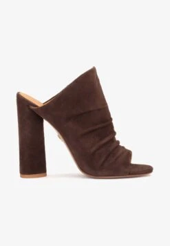 Kazar MILA - Pantolette Hoch - Dark Brown -Kazar Schuhe Geschaft b9f8920587bf40d6a72f80fb9475006e