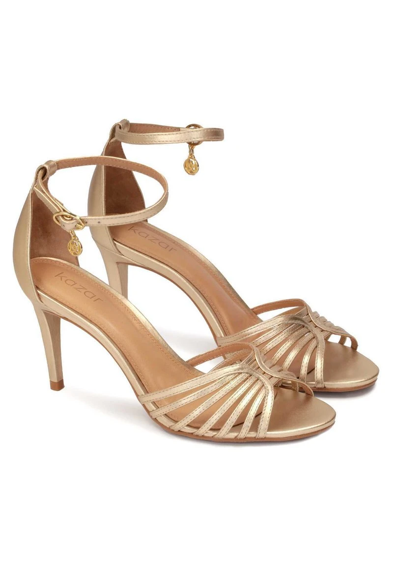 Kazar SANDY - High Heel Sandalette - Gold 2 Kazar SANDY - High Heel Sandalette - Gold – Bild 2