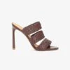 Kazar CLOTILDE ELEGANT ON A TALL HEEL - Pantolette Hoch - Dark Brown