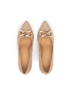 Kazar ELM LUXURY WITH GOLD LINKS - High Heel Pumps - Beige -Kazar Schuhe Geschaft c9caa22e0470455fab250ba2a61ab083