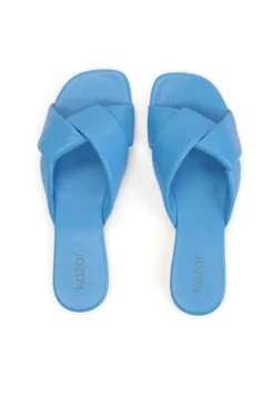 Kazar ELANIE - Pantolette Flach - Blue -Kazar Schuhe Geschaft d535cac8b99a48cf8f82475985d42e2a