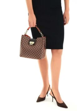 Kazar RAB WITH TWO HANDLES - Handtasche - Brown -Kazar Schuhe Geschaft dd7baf4e11684a45a25f44288b2b4b1d