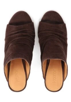 Kazar MILA - Pantolette Hoch - Dark Brown -Kazar Schuhe Geschaft f2f26fc7bf5946b9a5e39ab670592db4