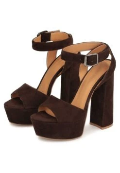 Kazar Studio TEONA - High Heel Sandalette - Dark Brown -Kazar Schuhe Geschaft fc75d85069a44413a48ea5ad3fe0bc56