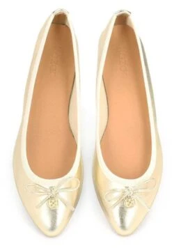 Kazar DENISE - Klassischer Ballerina - Gold -Kazar Schuhe Geschaft ff8b78344b354c25ba62c4c013dad373